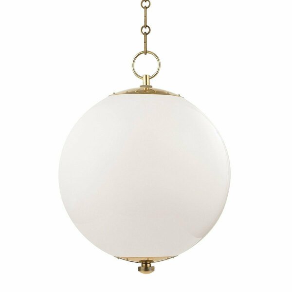 Hudson Valley 1 Light Large Pendant MDs701-AGB